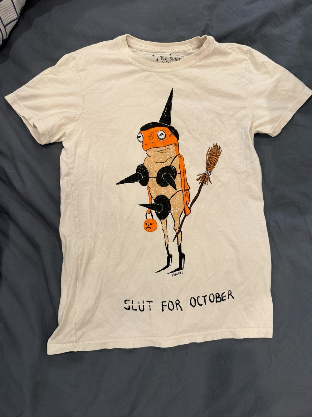 Bill Crisafi Halloween Enthusiast Witch Frog Shirt